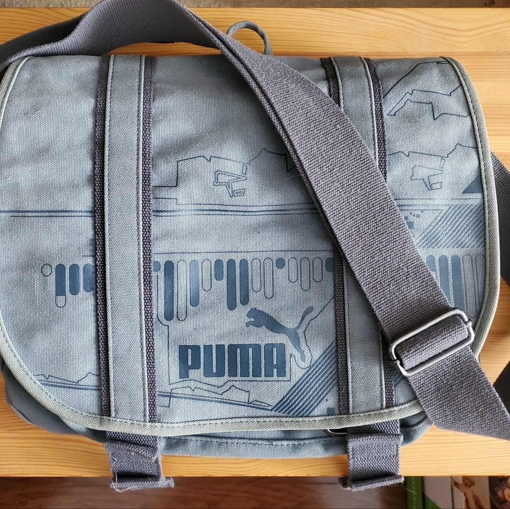 Puma Canvas Messenger Bag